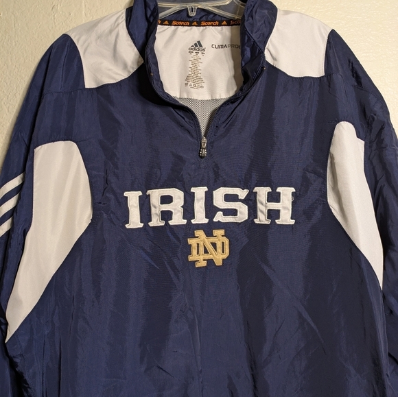 Adidas Navy Blue Irish Jacket Clima Proof Pre-owned Size Xl - Picture 3 of 7